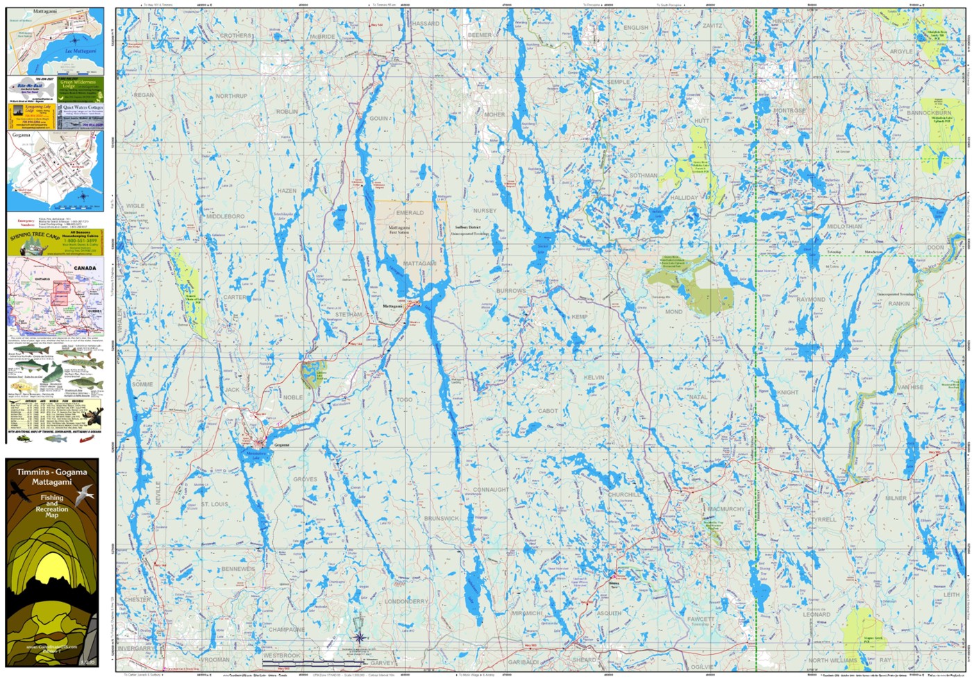 Timmins South Map