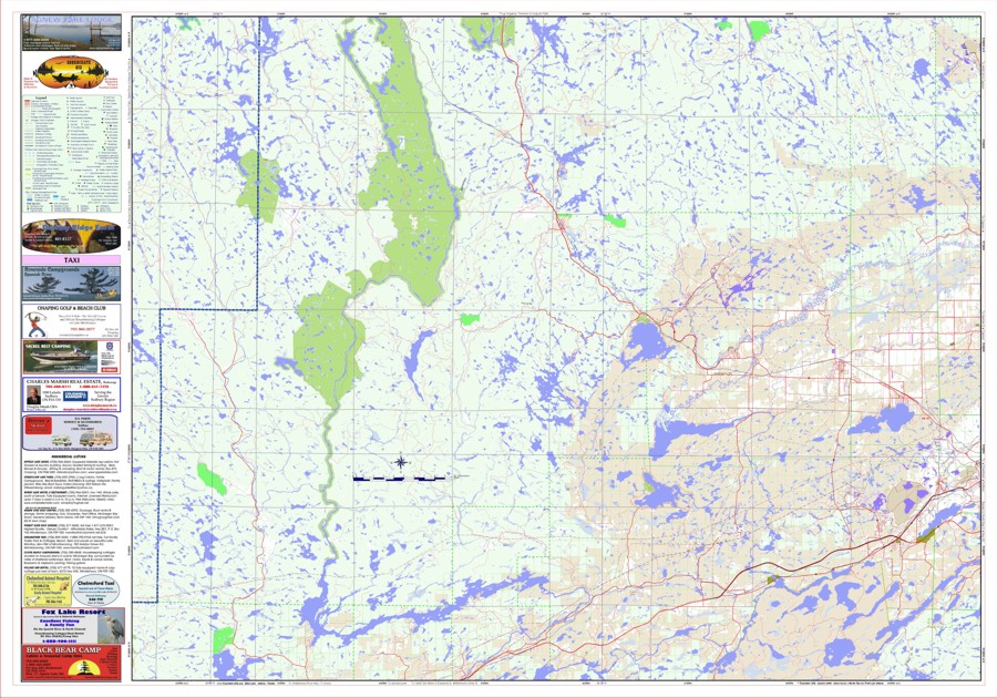 Onaping Levack bottom map